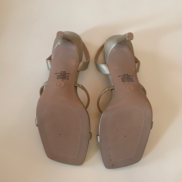 A New Day Nala Strappy Gold Heels Size 7 - Picture 5 of 9